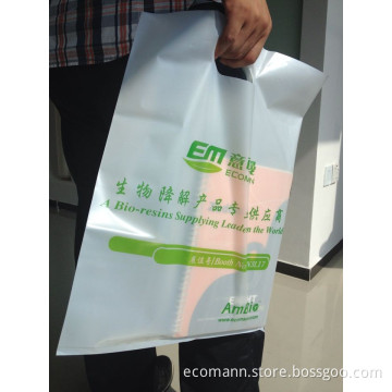Biodegradable and Compostable Die Cut Handle Bag
